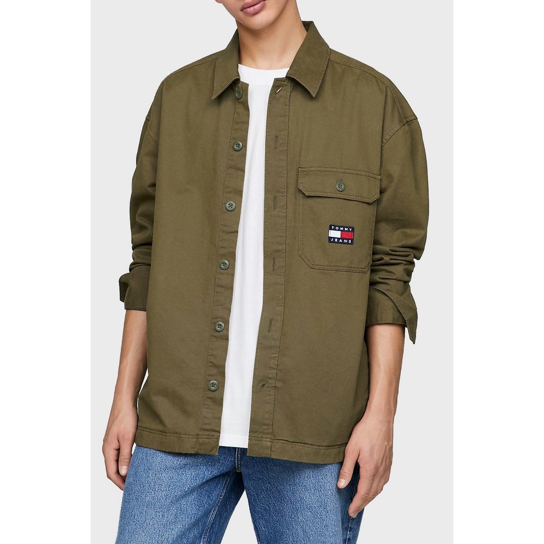 Tjm Essential Oversh/ Mr1/ Xl Drab Olive Green / M