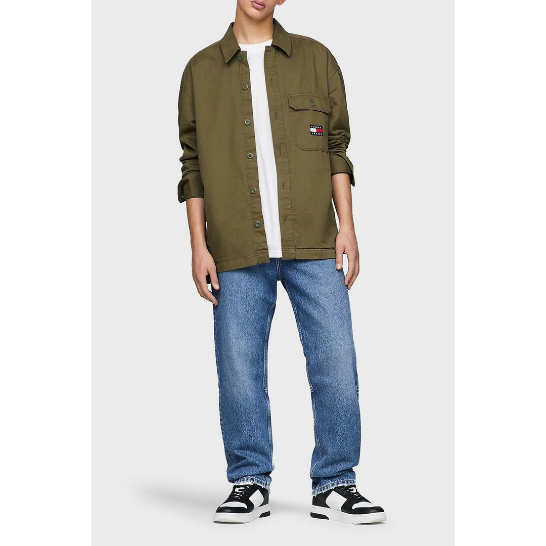 Tjm Essential Oversh/ Mr1/ Xl Drab Olive Green / M