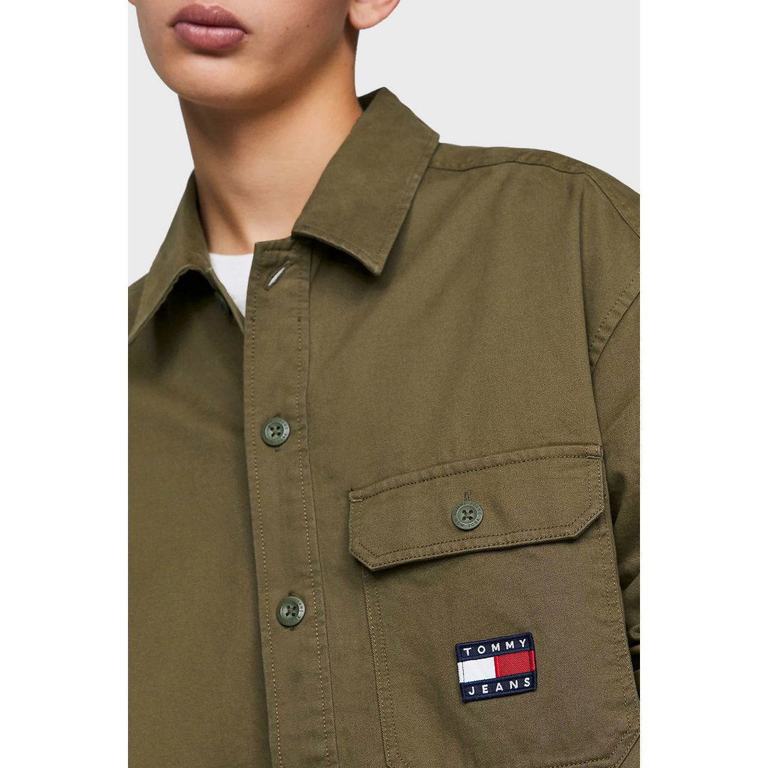 Tjm Essential Oversh/ Mr1/ Xl Drab Olive Green / M