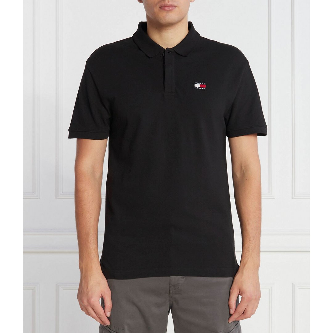 Tjm Clsc Badge Polo/ Bds/ Xl Black / S