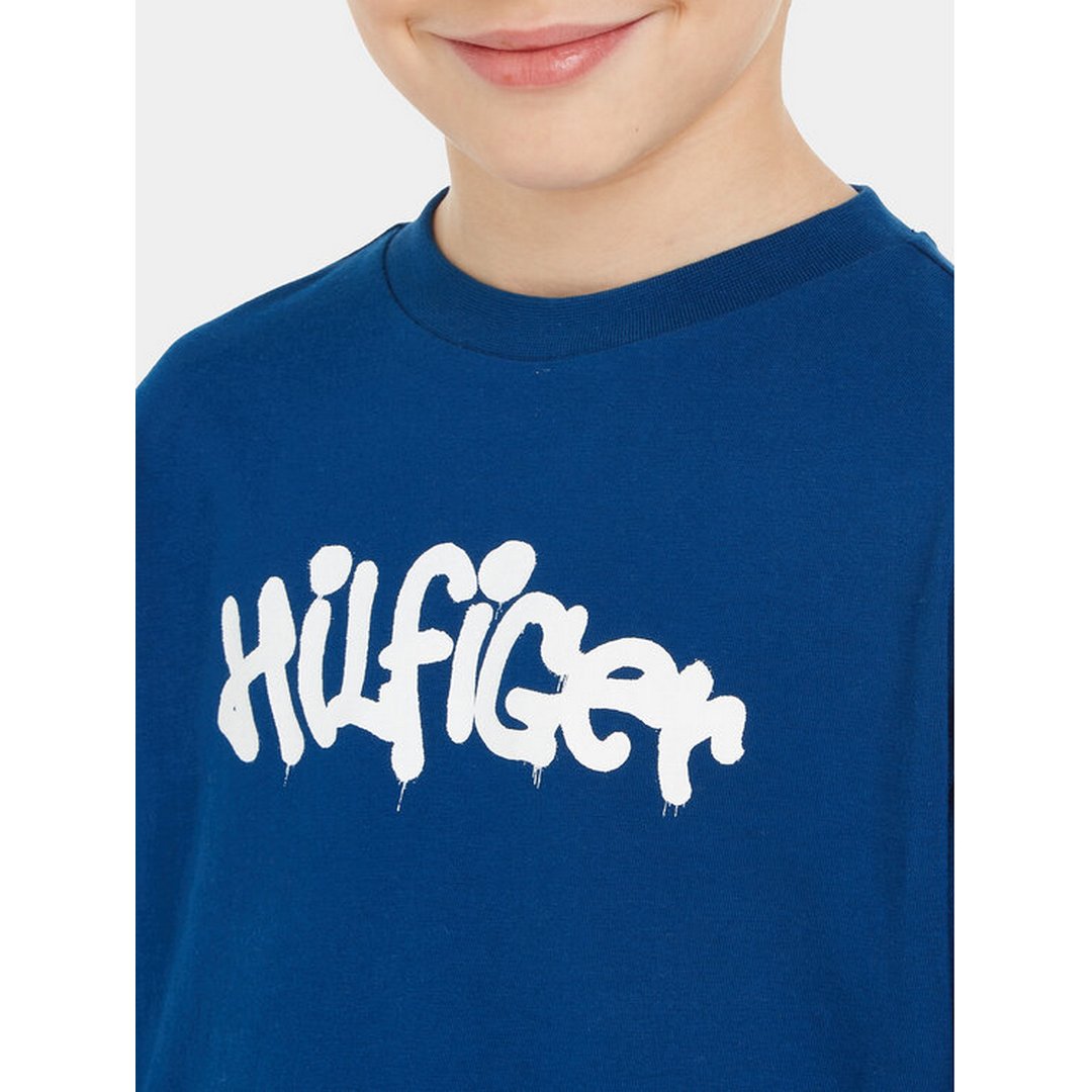 Hilfiger Graffiti Te/ P1N/ 12 Deep Indigo / 4