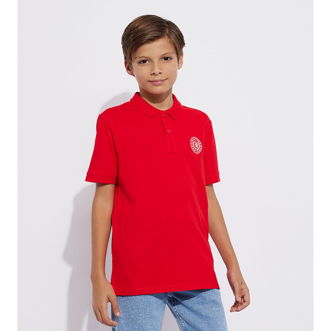 Crest Polo S/S/ Xnd/ 10 Fierce Red / 5