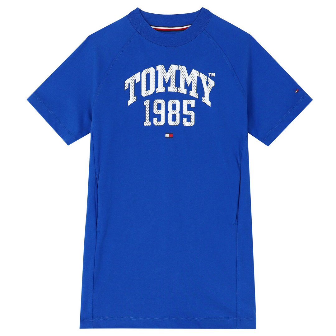 Tommy Varsity Dress/ C66/ 12 ROYALTY W/ WHITE / 12