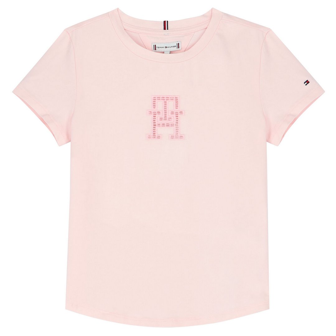 Monogram Logo Tee S// Tj9/ 16 Faint Pink / 86