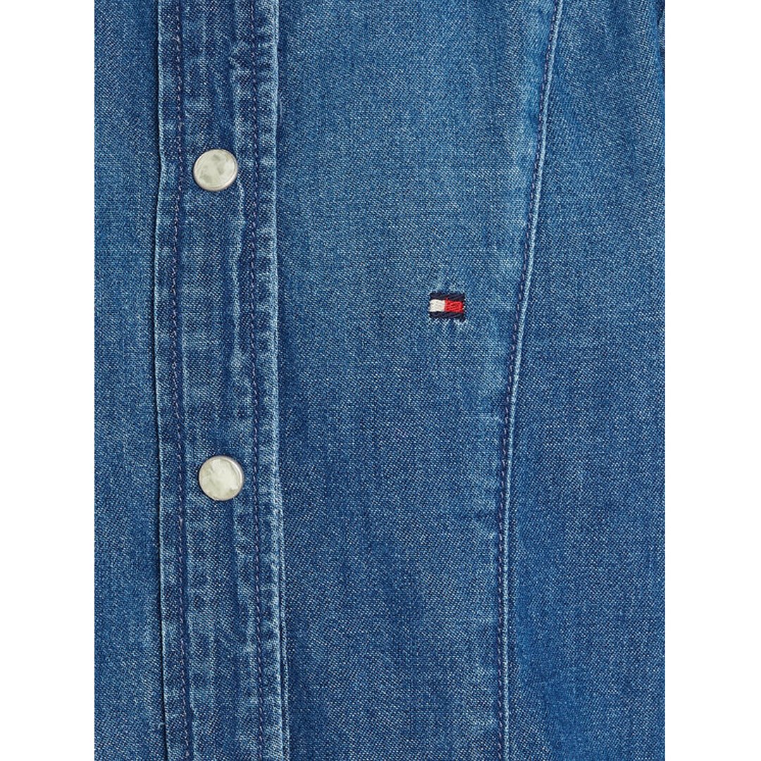 Puff Sleeve Denim Dr/ 1Bl/ 12 Recycledbluedenimstr / 8