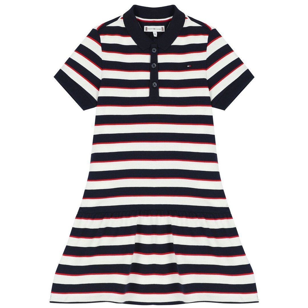 Essential Polo Dress/ Dw5/ 12 Sodalite Blue / Bright White / 6