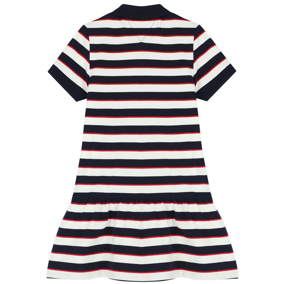 Essential Polo Dress/ Dw5/ 12 Sodalite Blue / Bright White / 10