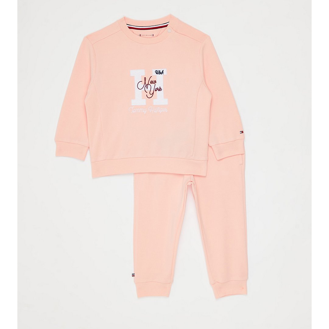 Baby Th Crewsuit/ Tjs/ 92 Pink Crystal / 56