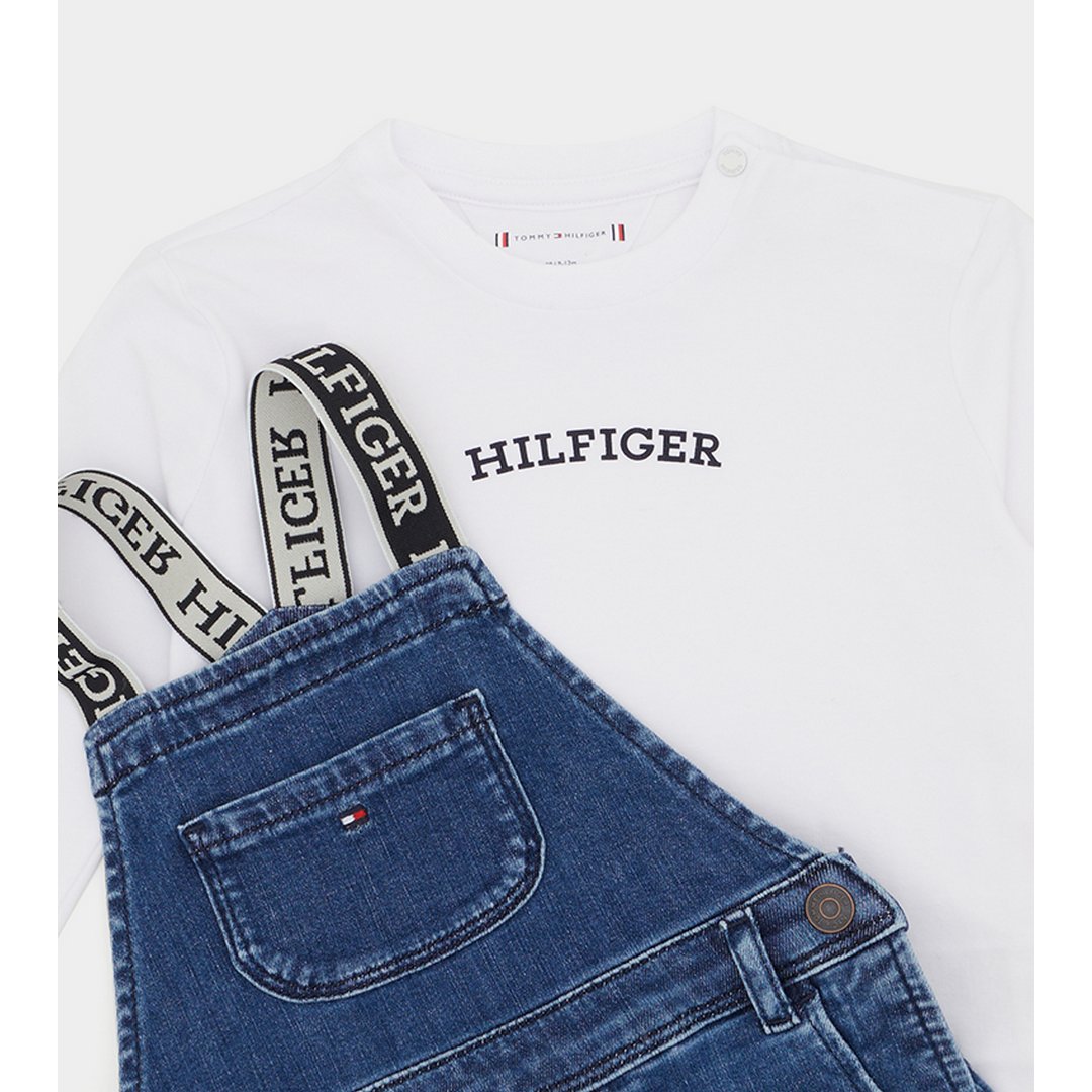 Baby Denim Dungaree/ 1A5/ 92 Hampton Mb Str / 80