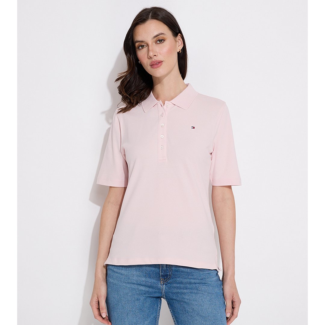 1985 Reg Pique Polo/ Tjq/ Xl BARELY PINK / XL