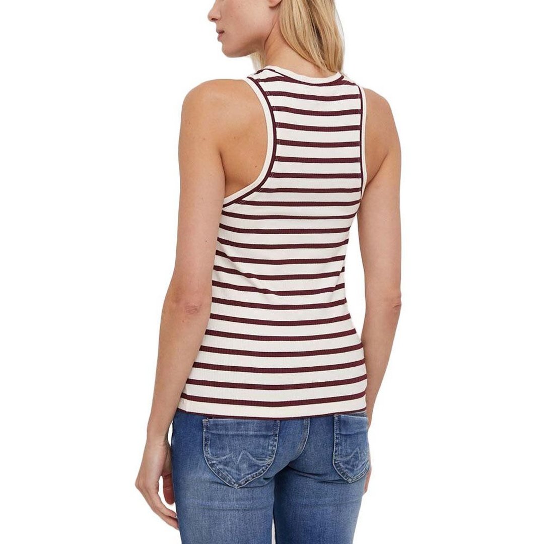 Slim 5X2 Rib Stripe/ 0Fc/ Xl white and navy / XS