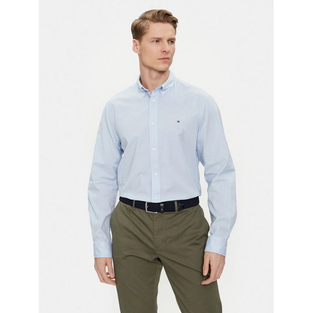 Flex Poplin Rf Shirt Sweet Blue / L