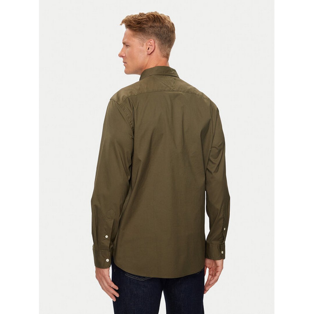 Flex Poplin Rf Shirt Army Green / L