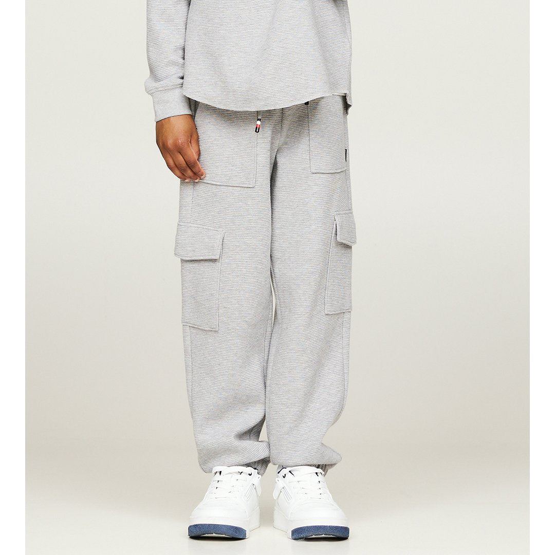 Monotype Waffle Cargo Sweatpants Light Grey Heather / 10