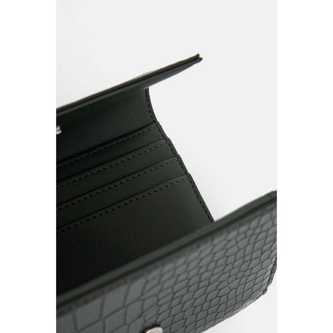 Ck Must Md Trifold W Palm Green Croco / OS