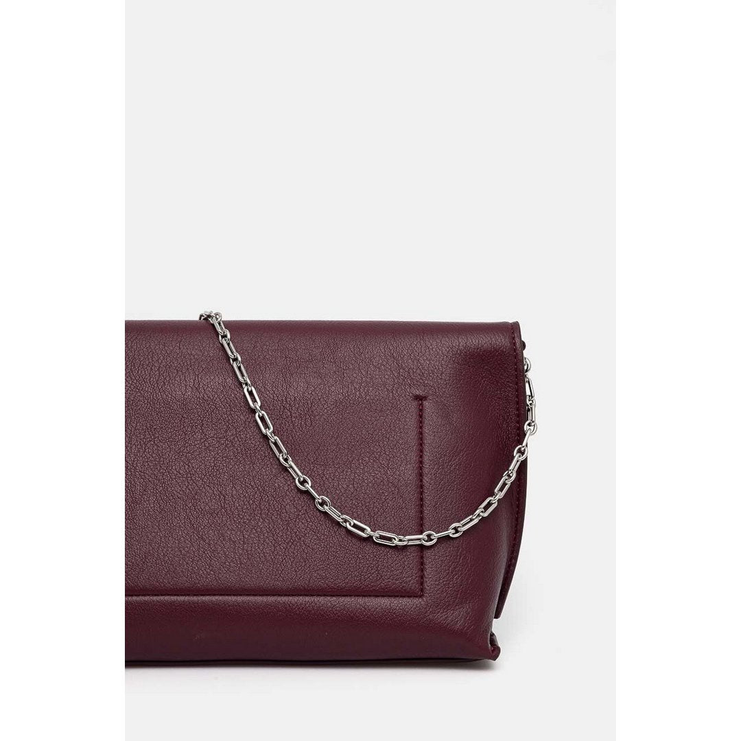 Linear Shoulder Bag_ Oxblood / OS