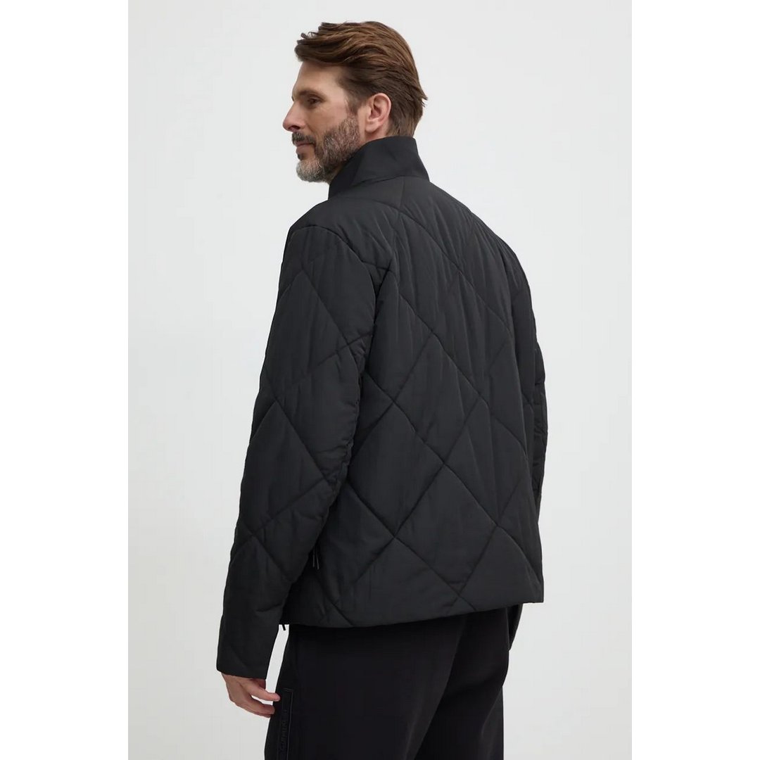 Diamond  Quilt Blous Ck Black / L