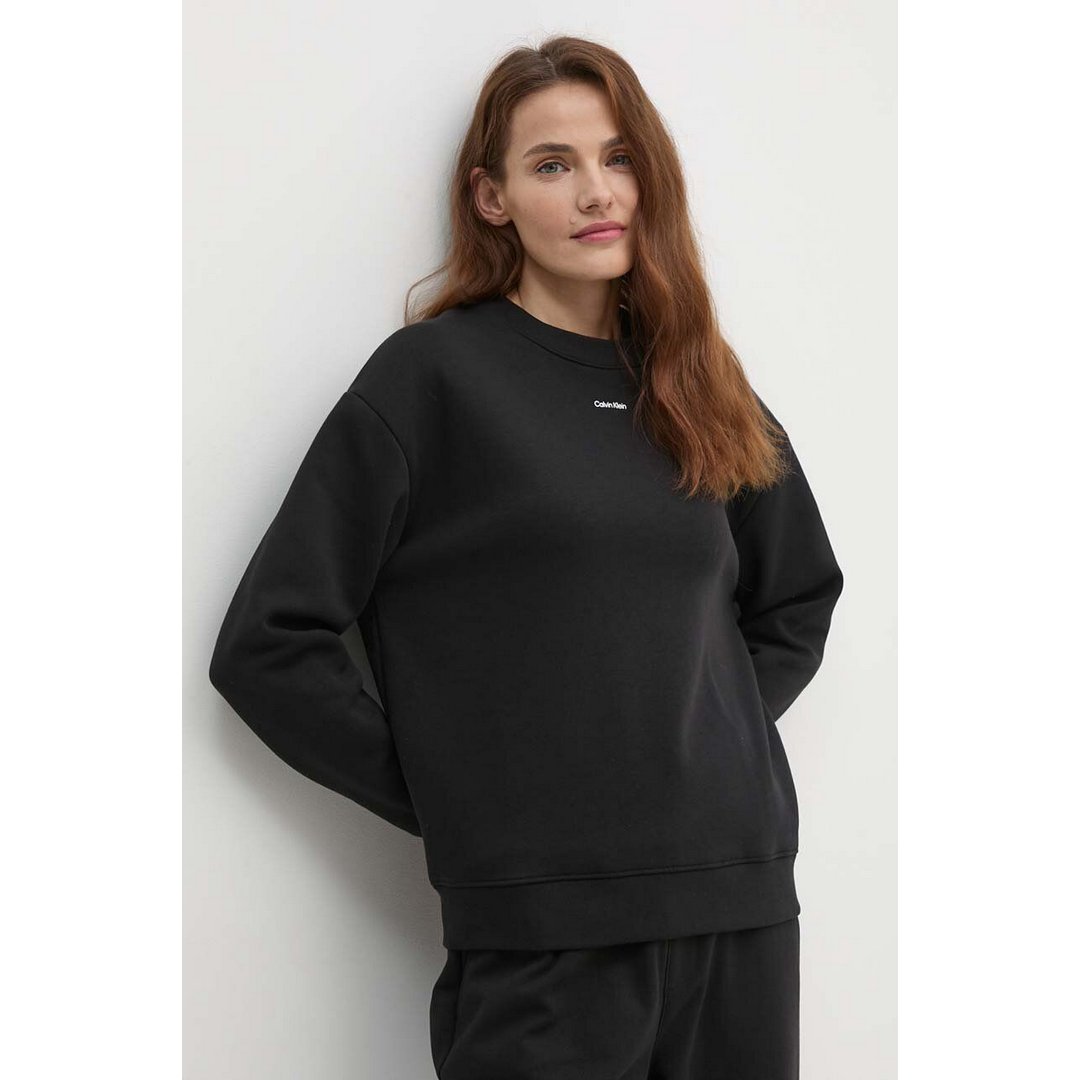 Nano Logo Crew Neck Ck Black / L