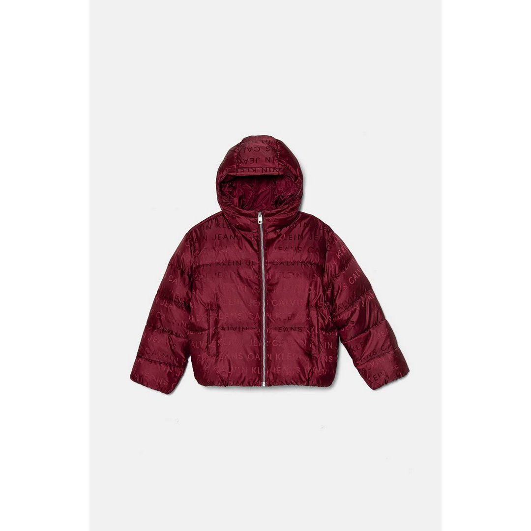 Logo Aop Puffer Jack Rich Cherry Logo Aop / 10