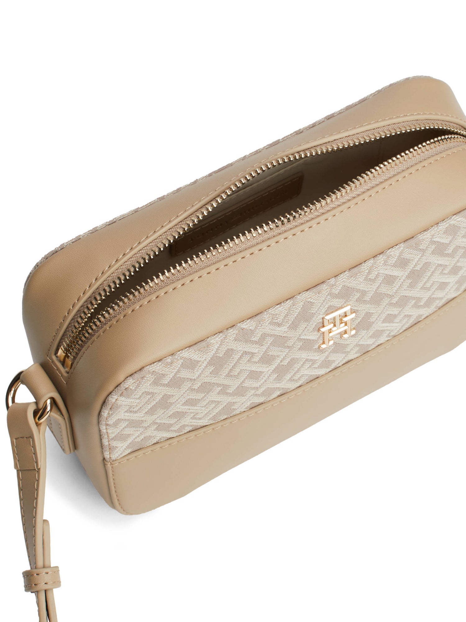 Th Jacquard Camera Bag Beige / OS