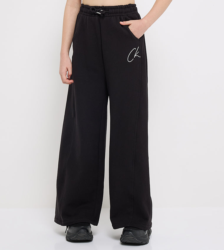 Ck Signage Wide Sweatpants Ck Black / 10