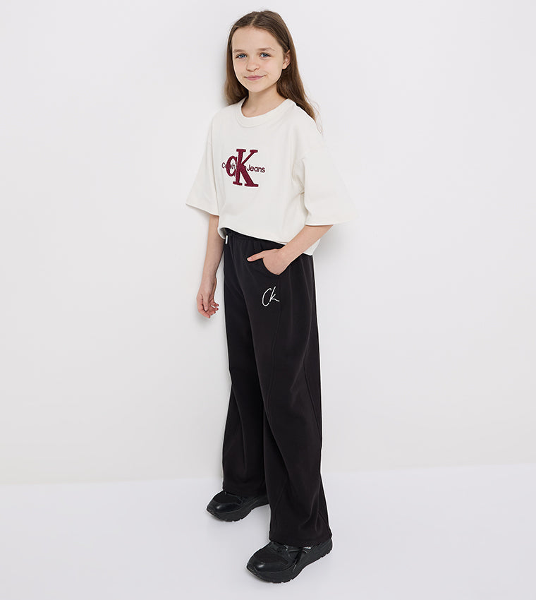 Ck Signage Wide Sweatpants Ck Black / 10