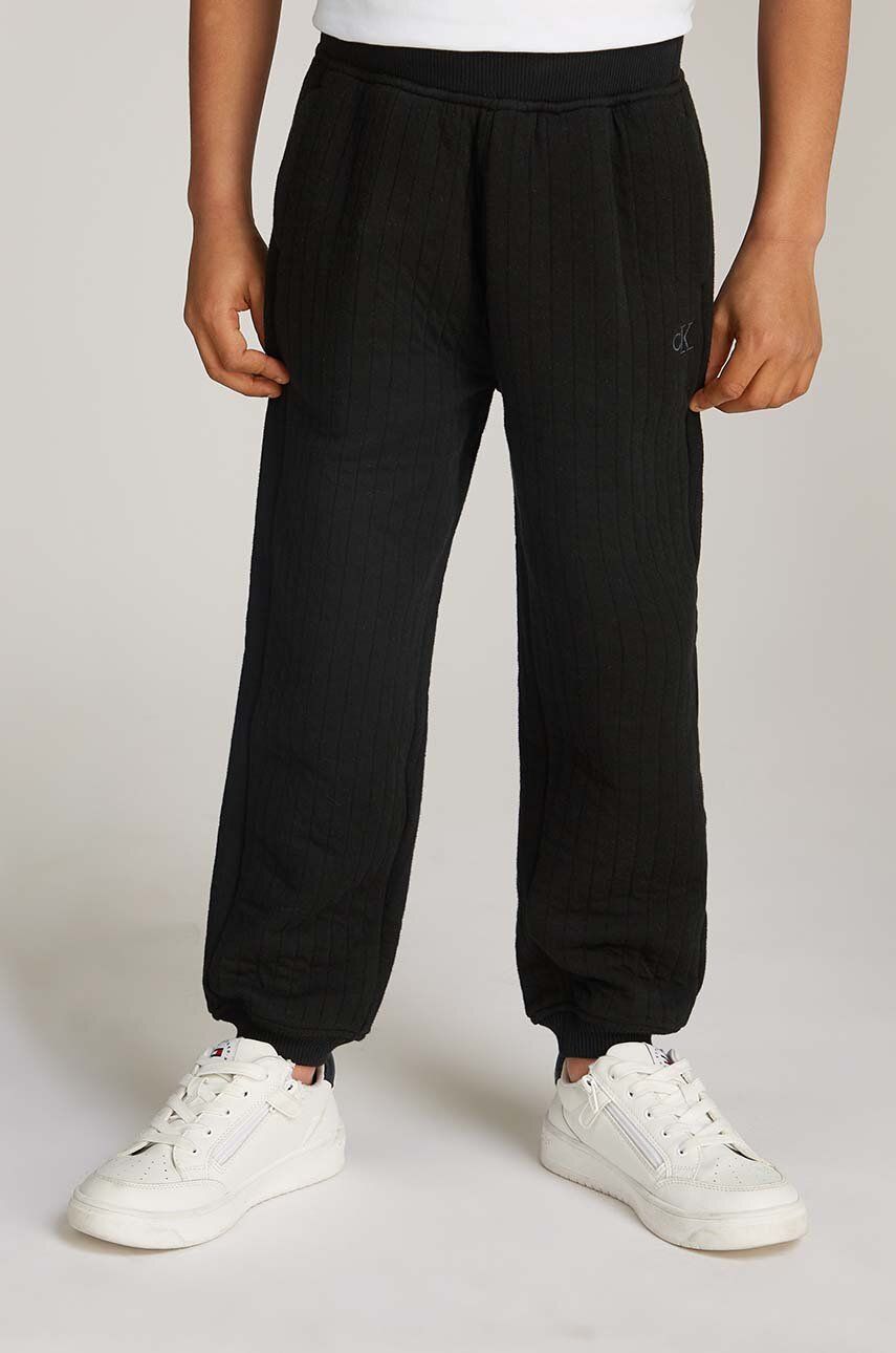 Vertical Quilted Pants Ck Black / 10