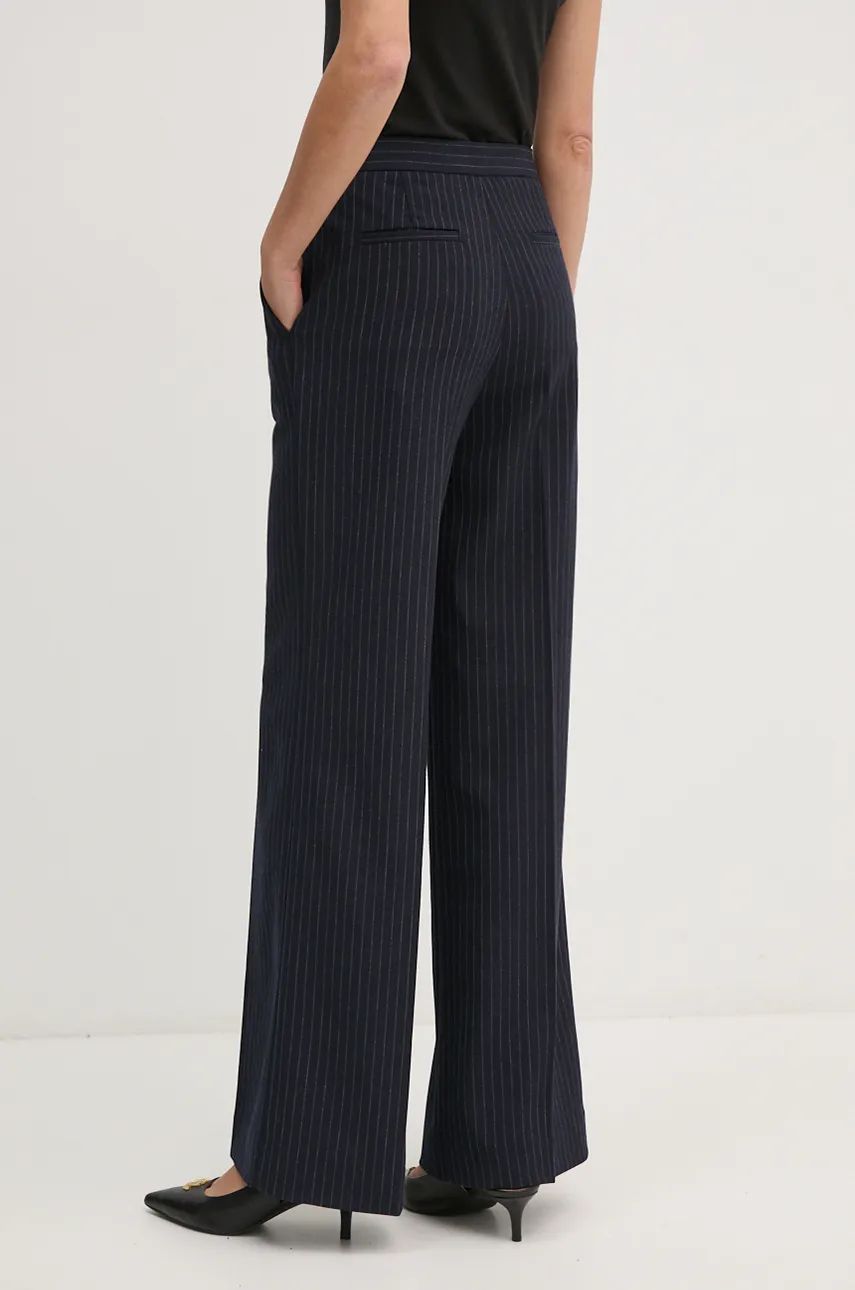 Pinstripe Wide Leg Pant Night Sky / Gray Morn Stripe / 42