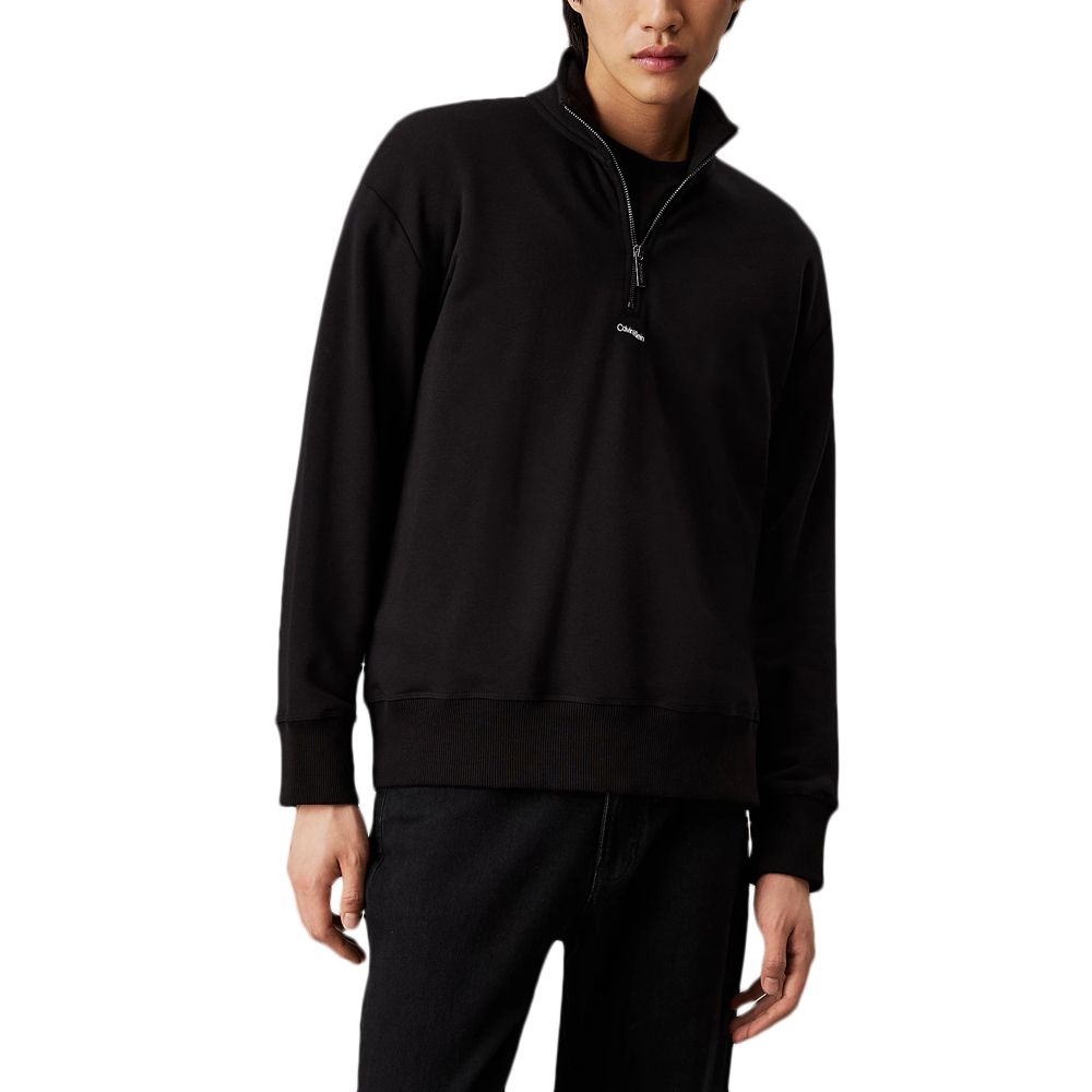 Nano Logo Q-Zip Sweatshirt Ck Black / L