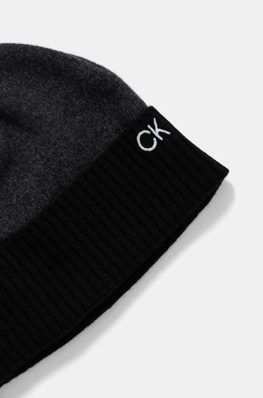 Gs Ck Monogram Beanie + Scarf Seasonal Mono Black / OS