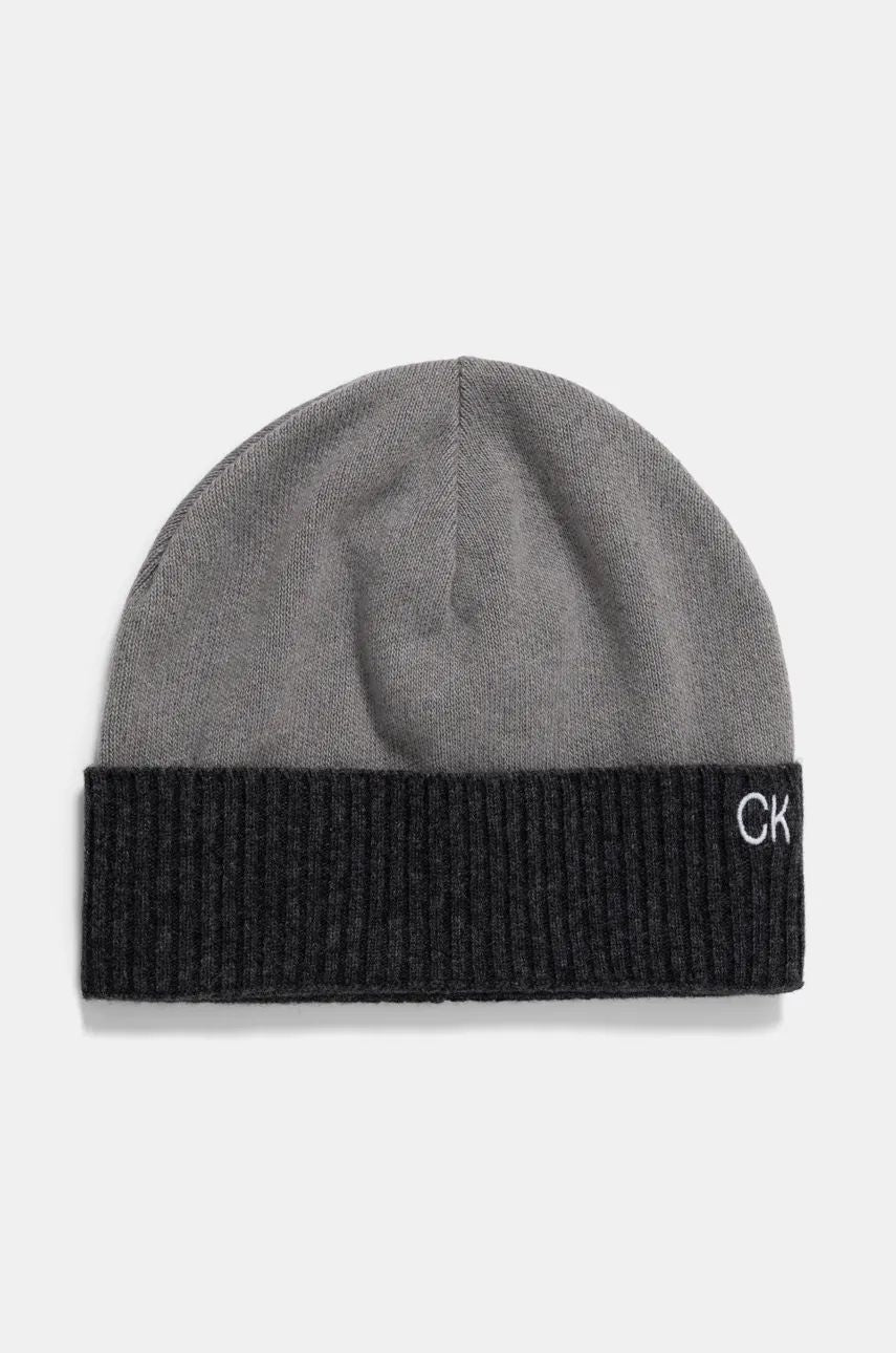 Gs Ck Monogram Beanie + Scarf Seasonal Mono Grey / OS