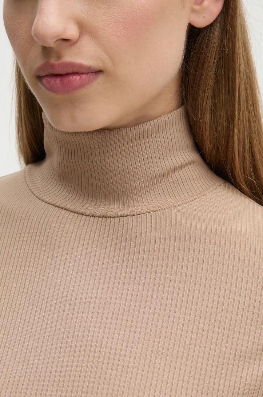 Modal Rib Mock-Neck Top Amphora / L