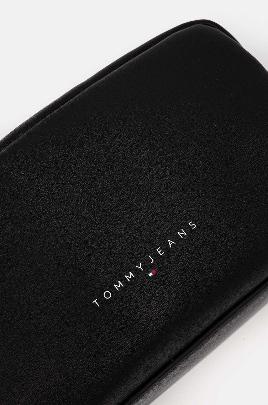 Tjm Leather Washbag Black / OS