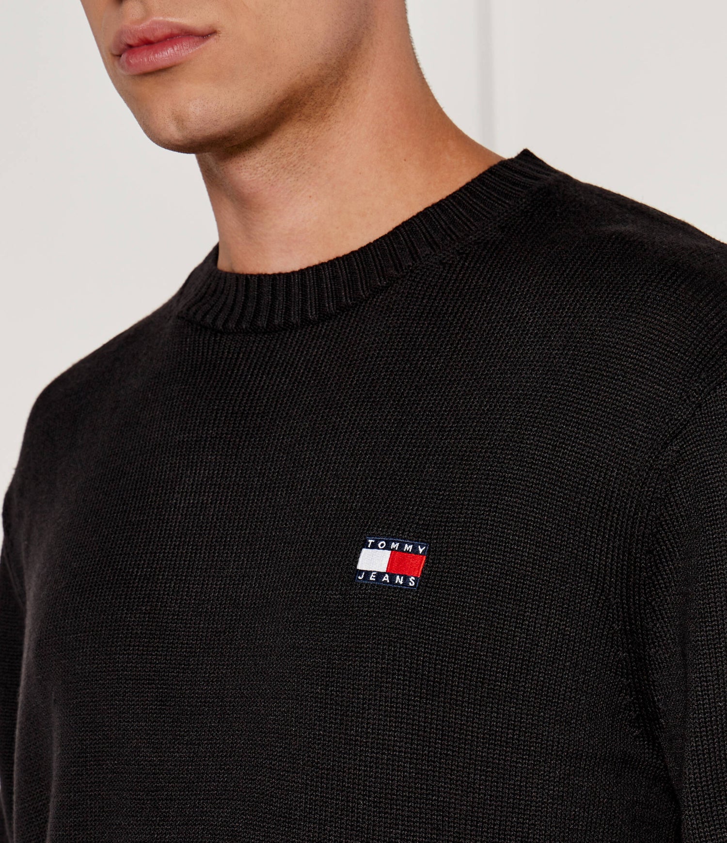 Tjm Reg Badge Sweater Black / L