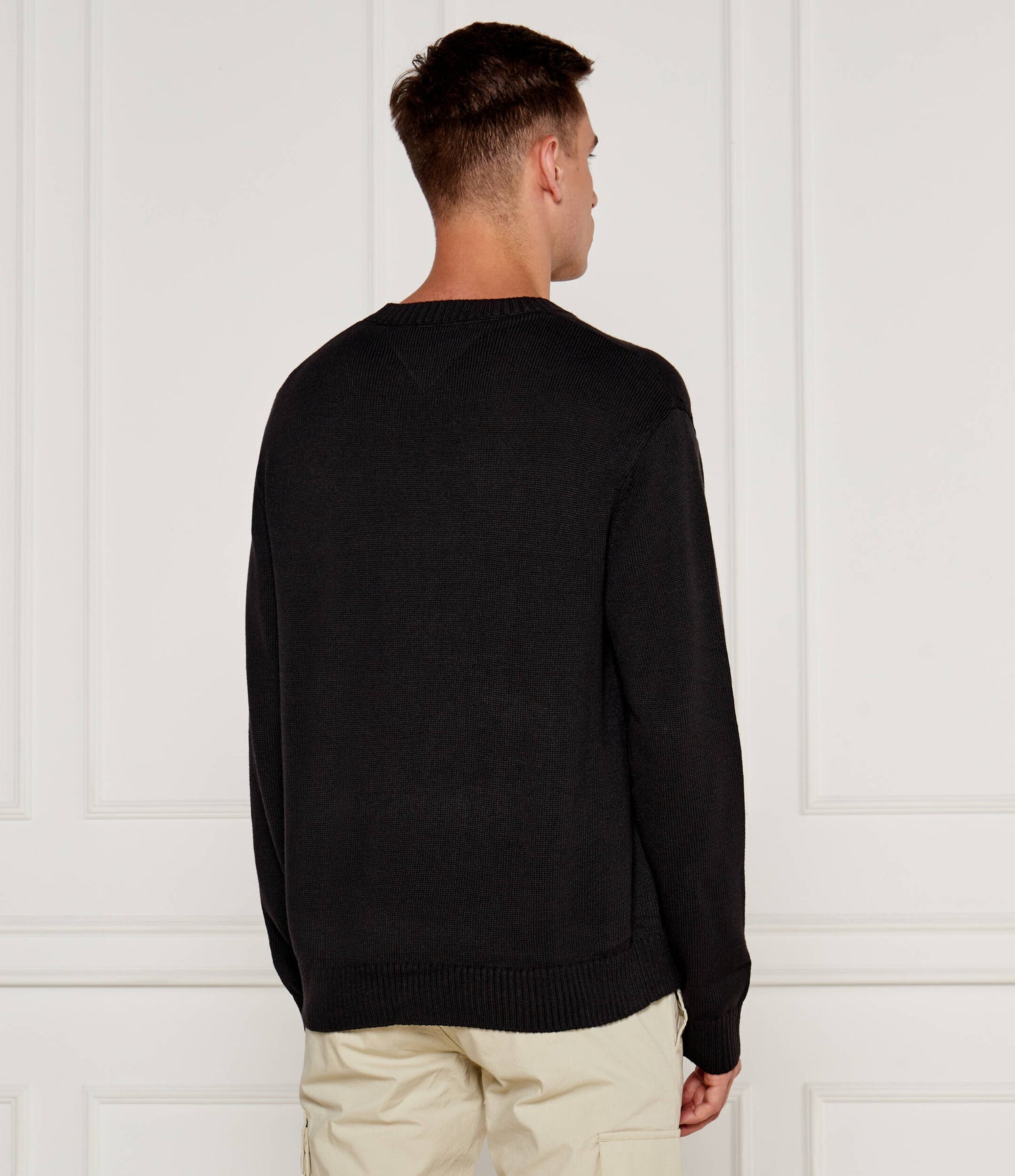 Tjm Reg Badge Sweater Black / L