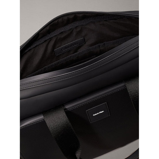 Ck Essential Laptop Bag Rub Black Rubberized / OS