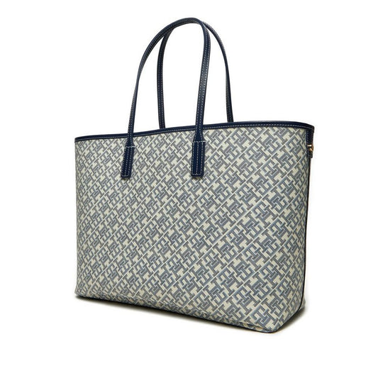 Th Monoplay Leather Tote Space Blue / OS
