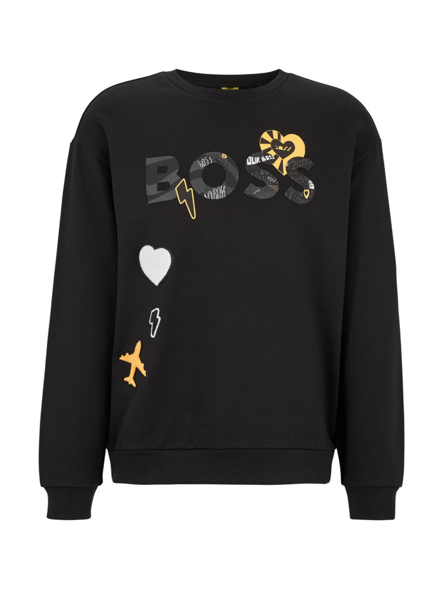 BOSS Crew Neck Sweatshirt - Salbo Lotus