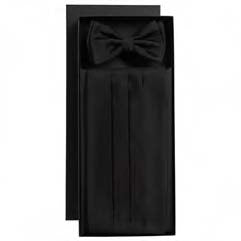 Boss Bow Tie & Cummerbund Set - Set bow tie+