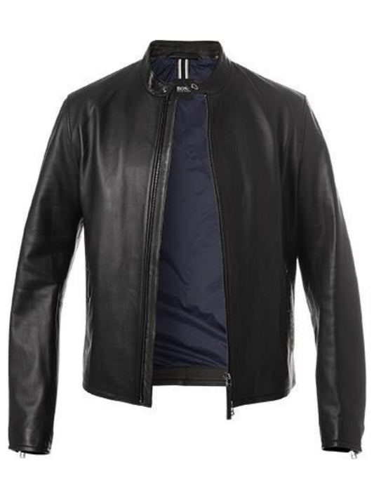 Boss Leather Jacket  - Gemos 102352