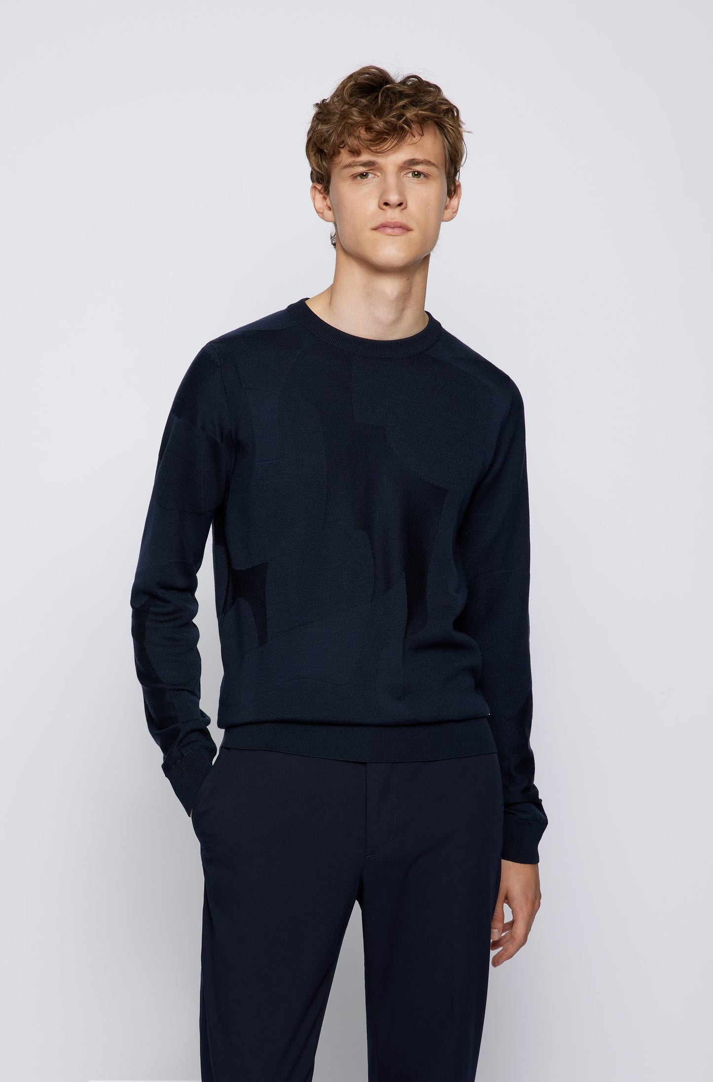 Boss Crew Neck Knitwear - T-Noberto