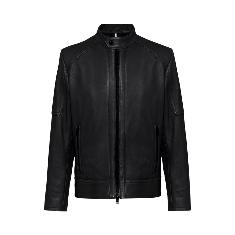 Boss Leather Jacket -Marbon