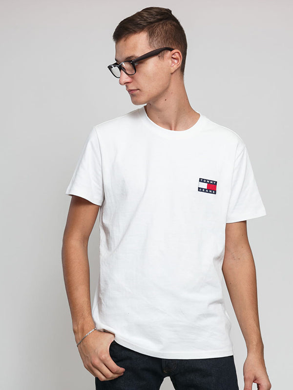 Tjm Tommy Badge Tee White / L