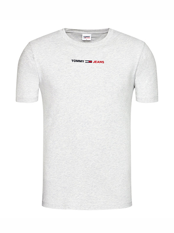 Tjm Linear Logo Tee Silver Grey Htr / L