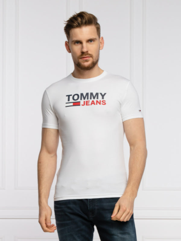 Tjm Skinny Corp Tee White / L