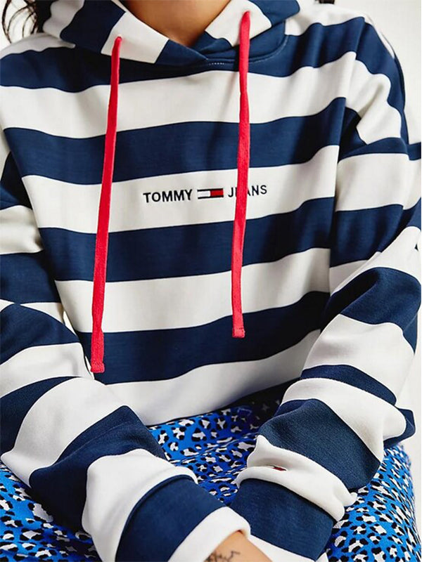 Tjw Bxy Stripe Hoodi Twilight Navy / L