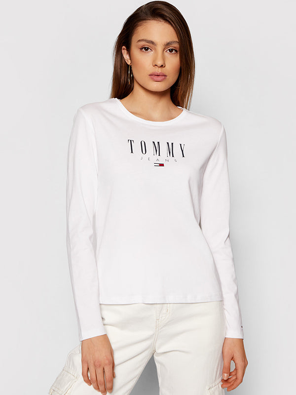 Tjw Slim Ls Lala Tee White / L