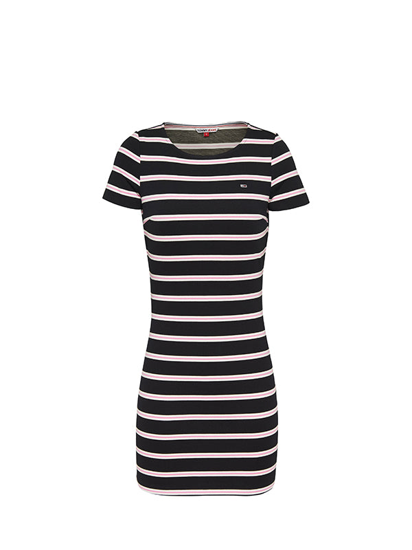 Tjw Striped Bodycon Black / Multi / L