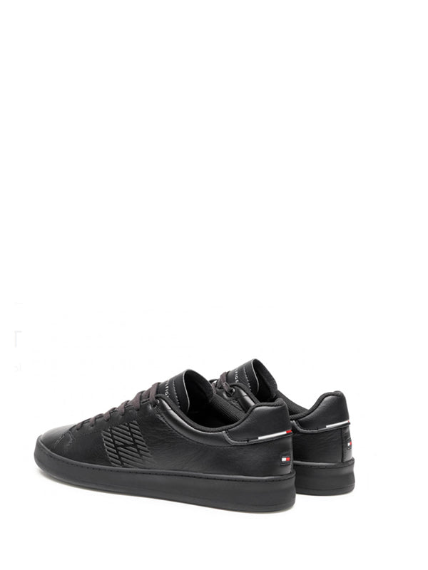 Retro Tennis Cupsole Black / 42