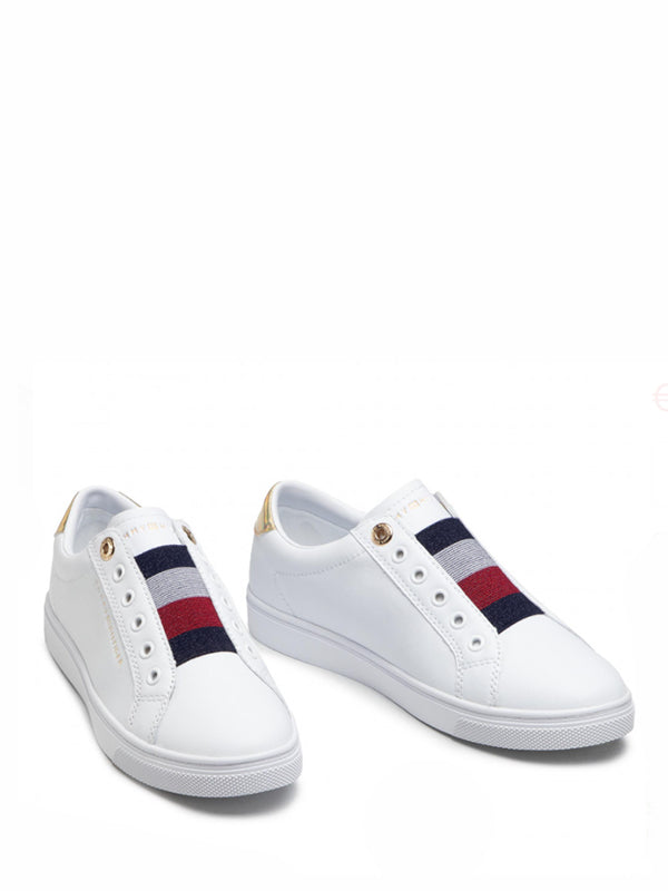 Th Elastic Slip On S White / 36